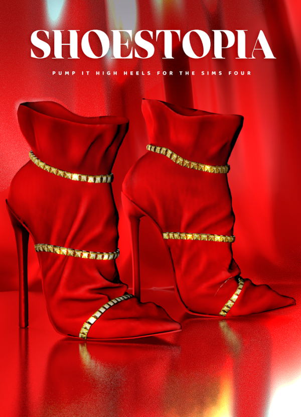 Alpha Pump It High Heeled Boots by shoestopia - The Sims 4 Custom Content