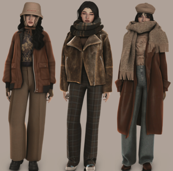 Maxis Match Winter lookbook by nikod03 - The Sims 4 Custom Content