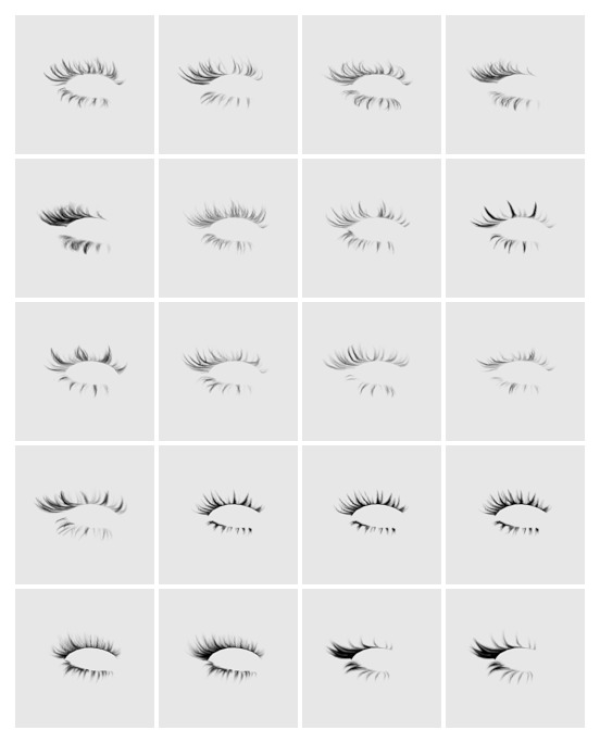 LS ACC TF AF lashes_baddie by simsfinds - The Sims 2 Custom Content