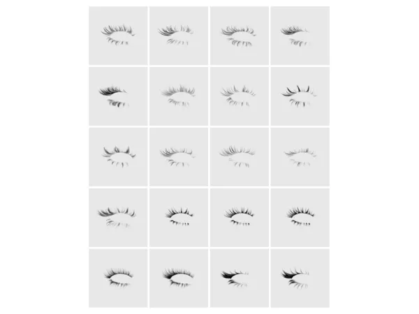 LS ACC TF AF lashes_baddie - The Sims 2 Custom Content