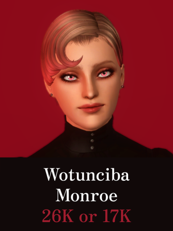 Wotunciba Monroe to hair conversion rauh by simsfinds - The Sims 3 Custom Content