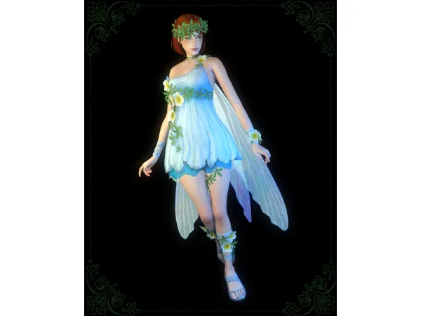 Alpha Fairy set by Moriel - The Sims 4 Custom Content