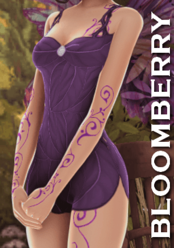 Maxis Match Garden Crystal fairy bodysuit by simsfinds - The Sims 4 Custom Content