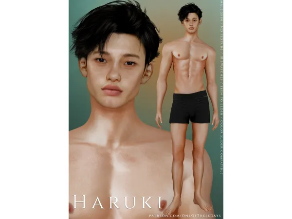 Haruki - SKIN (+ tray files)