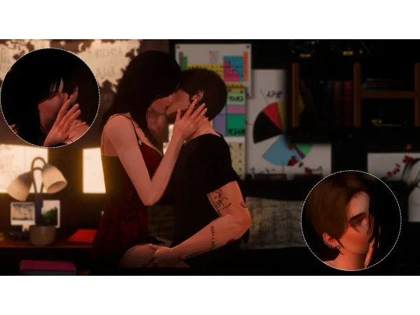 4to3 Come To Me PosePack by VMSims - The Sims 3 Custom Content