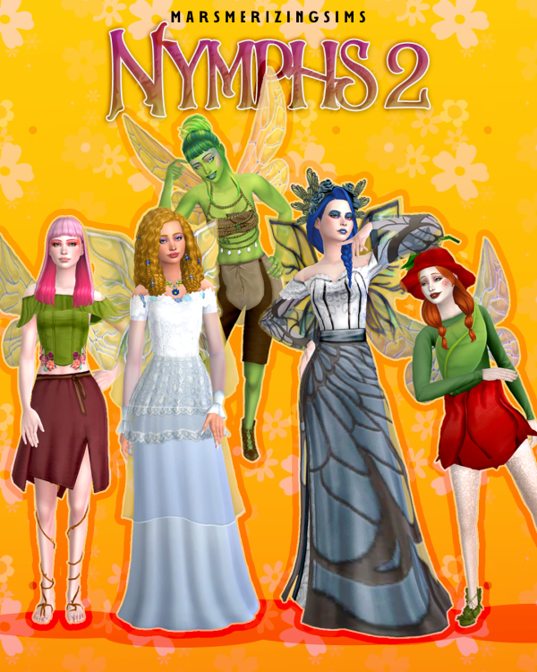 Maxis Match Nymphs 2 by simsfinds - The Sims 4 Custom Content