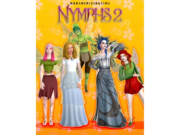 Maxis Match Nymphs 2 by Marsmerizingsims - The Sims 4 Custom Content