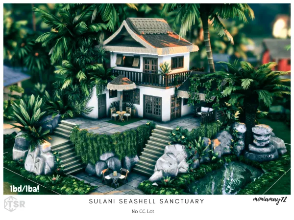 Maxis Match Sulani Seashell Sanctuary No Lot - The Sims 4 Custom Content