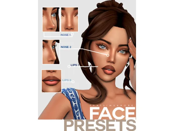 face preset set by thatsims4hore