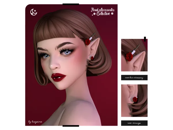 Rose - Floral Accessories Collection