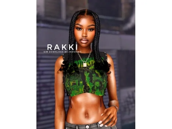 Alpha Rakki u2661 (Sim Download) - The Sims 4 custom content