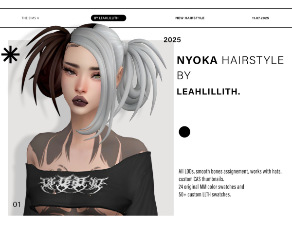 Maxis Match Nyoka Hairstyle by simsfinds - The Sims 4 Custom Content