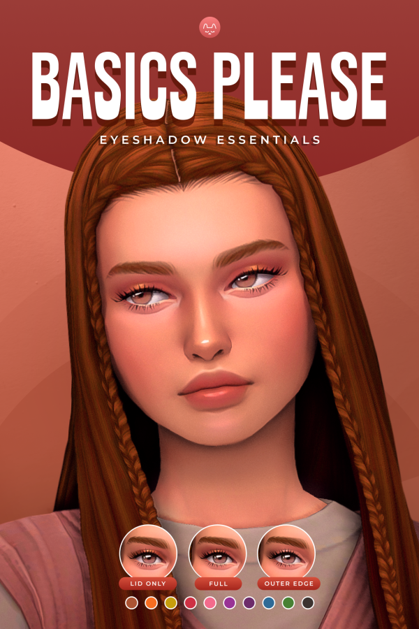 Maxis Match Basics Please Three Eyeshadow Essentials by simsfinds - The Sims 4 Custom Content