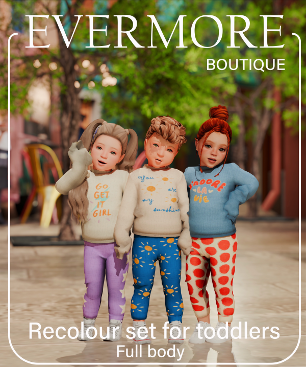 Mix Retro Todds by simsfinds - The Sims 4 Custom Content