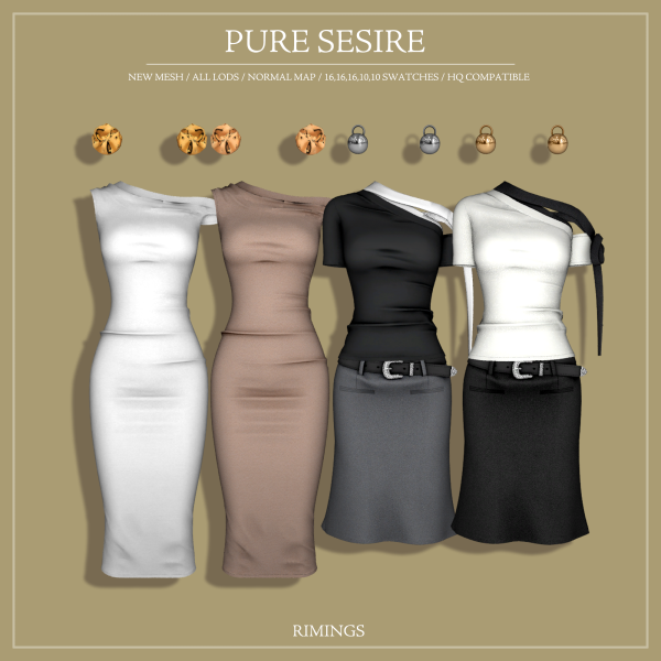 Alpha [RIMINGS] PURE SESIRE by simsfinds - The Sims 4 Custom Content