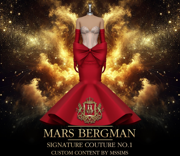 Alpha SIGNATURE COUTURE NO1 by simsfinds - The Sims 4 Custom Content