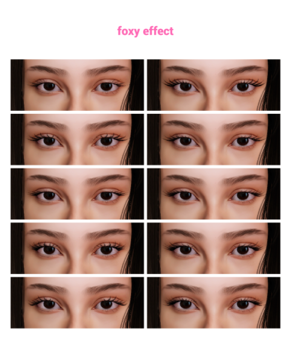 SourLemonSimblr eyelashes set by simsfinds - The Sims 3 Custom Content