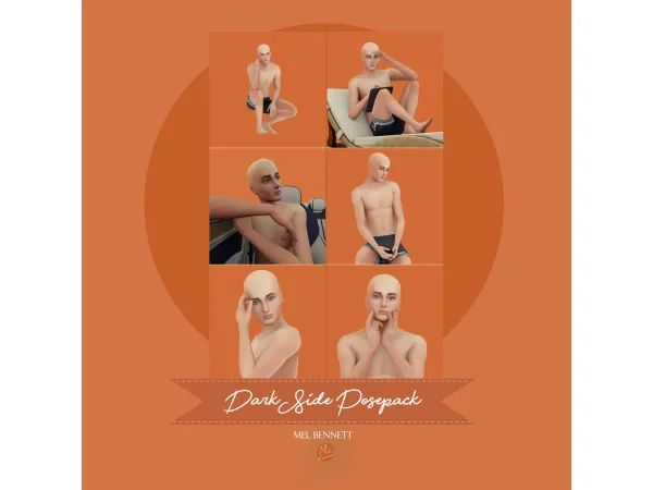 Mix Dark Side Posepack - The Sims 4 Custom Content
