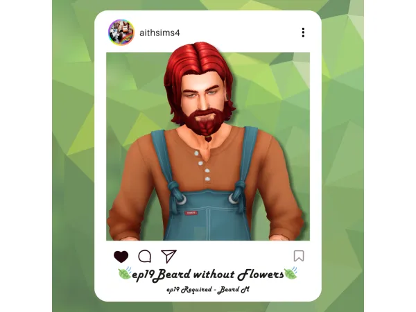 EP19 Beard without Flowers by aithsims