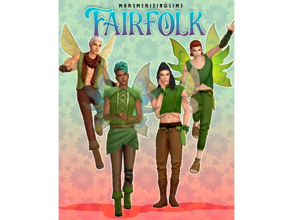 Maxis Match Fairfolk Set by marsmerizingsims - The Sims 4 Custom Content