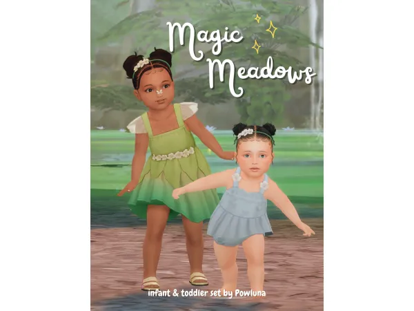 Maxis Match MAGIC MEADOWS set by powluna - The Sims 4 Custom Content