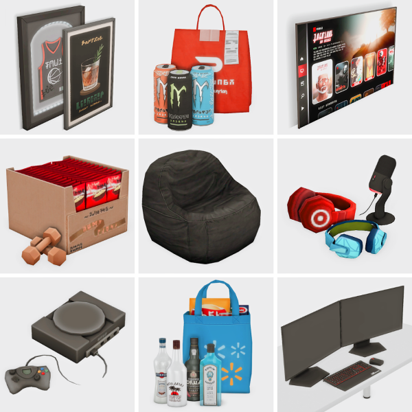 Maxis Match man cave must haves sims 4 finds by simsfinds - The Sims 4 Custom Content