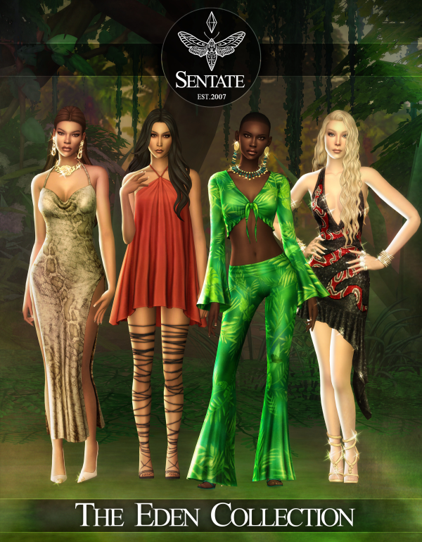 Maxis Match SENTATE The Eden Collection by simsfinds - The Sims 4 Custom Content