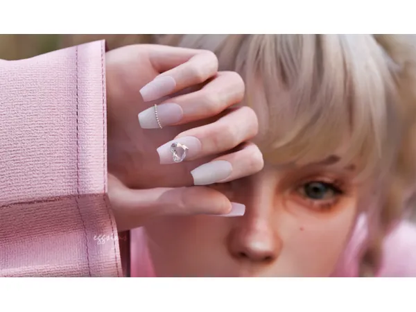 Alpha nails 20 by eggsims - The Sims 4 Custom Content