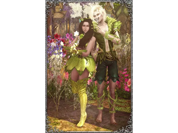 Alpha Tera Fairy Costumes ( ) by srfinds - The Sims 4 Custom Content