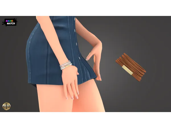 Maxis Match Daisy Set Bracelet by Modco Studios - The Sims 4 Custom Content