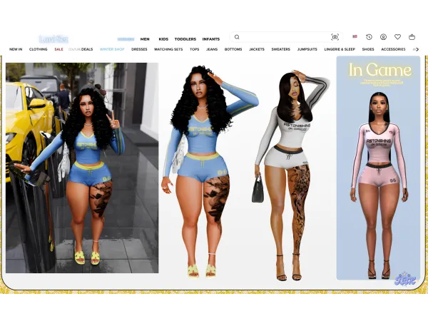 Mix Lani Set by simsfinds - The Sims 4 Custom Content