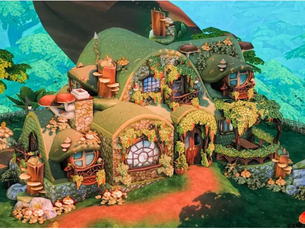 Maxis Match Whimsical Fairy Cottage by create4sims - The Sims 4 Custom Content