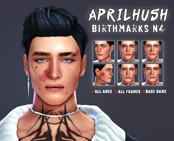 Maxis Match birthmarks N4 by simsfinds - The Sims 4 Custom Content