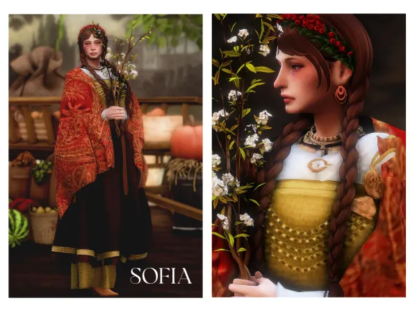 Maxis Match Ukrainian historical lookbook by vermutandherring - The Sims 4 Custom Content