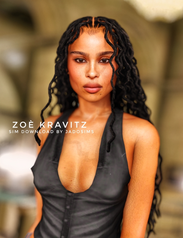 Alpha Zoe Kravitz (Sim Download) by shopwithflynnn - The Sims 4 Custom Content