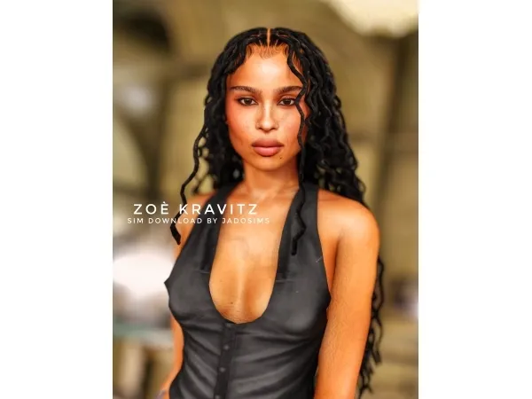 Alpha Zoe Kravitz u2661 (Sim Download) - The Sims 4 Custom Content
