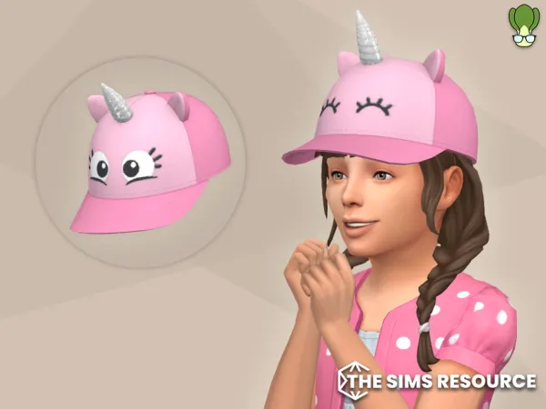Maxis Match Unicorn Cap Child by kapakijo - The Sims 4 Custom Content
