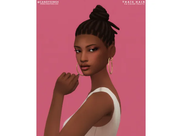 Maxis Match THAu00cdS HAIR by candysims - The Sims 4 Custom Content