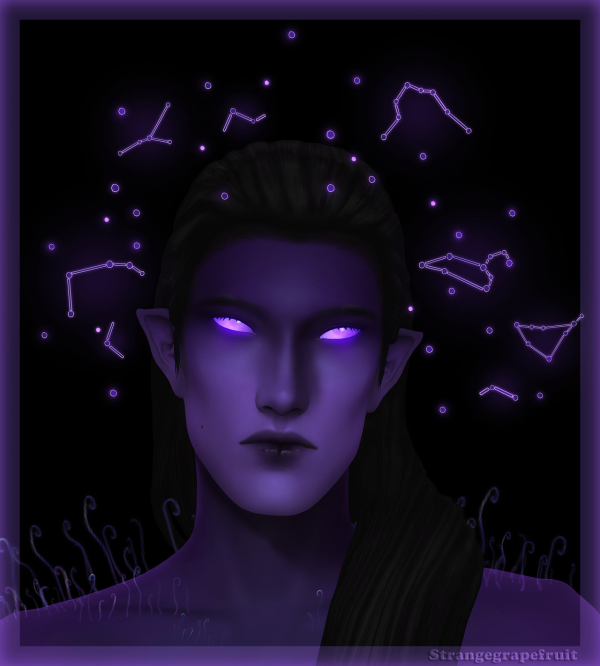 Maxis Match Glowing Cosmic Aura by simsfinds - The Sims 4 Custom Content