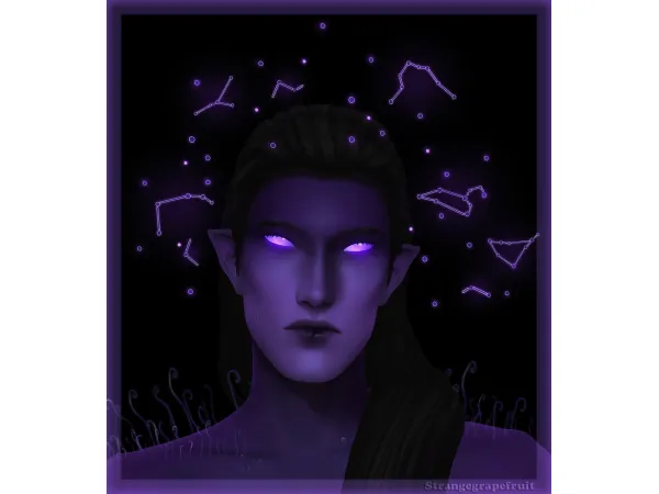 Maxis Match Glowing Cosmic Aura by strangegrapefruit - The Sims 4 Custom Content