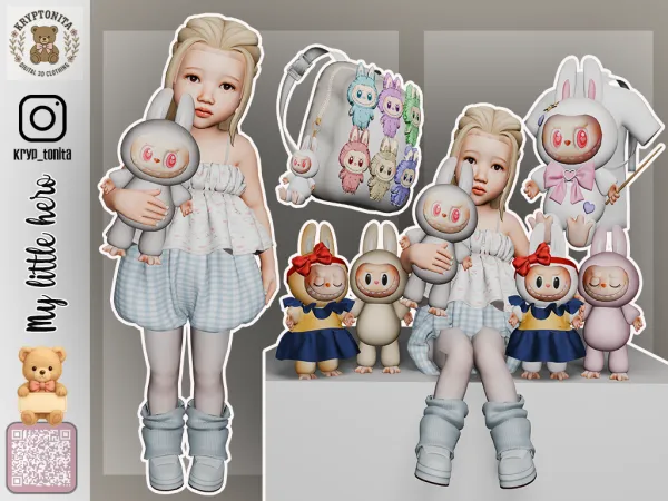 Mix LAFUFU TODDLER DRESS - The Sims 4 Custom Content