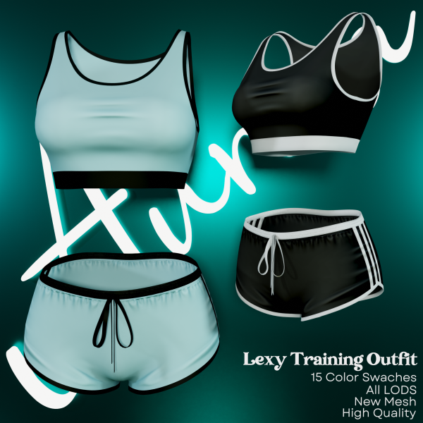 Alpha Lexy Training Outfit by aurorats4 - The Sims 4 Custom Content