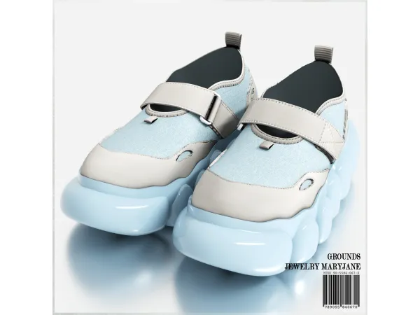 Alpha Grounds Jewelry Maryjane by mirosims2020 - The Sims 4 Custom Content