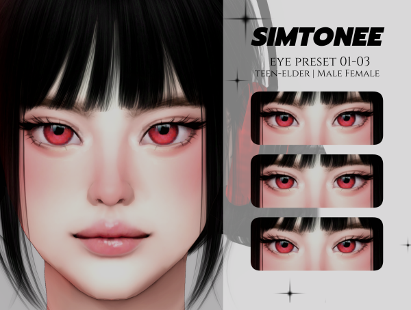 Mix Simtonee Lip Preset 01 03 by simsfinds - The Sims 4 Custom Content