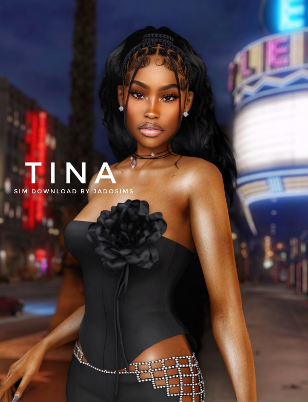 Alpha Tina (Sim Download) by shopwithflynnn - The Sims 4 Custom Content