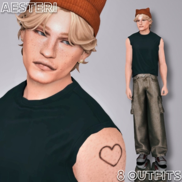 Mix Jared by aesteri - The Sims 4 Custom Content