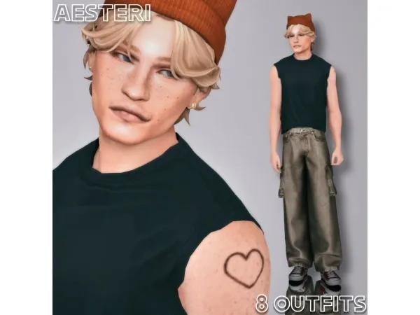 Mix Jared by Aesteri - The Sims 4 Custom Content