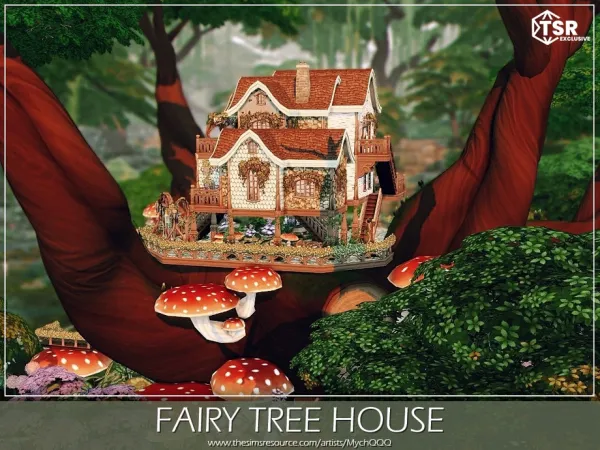 Maxis Match Fairy Tree House by thesimsresource - The Sims 4 Custom Content