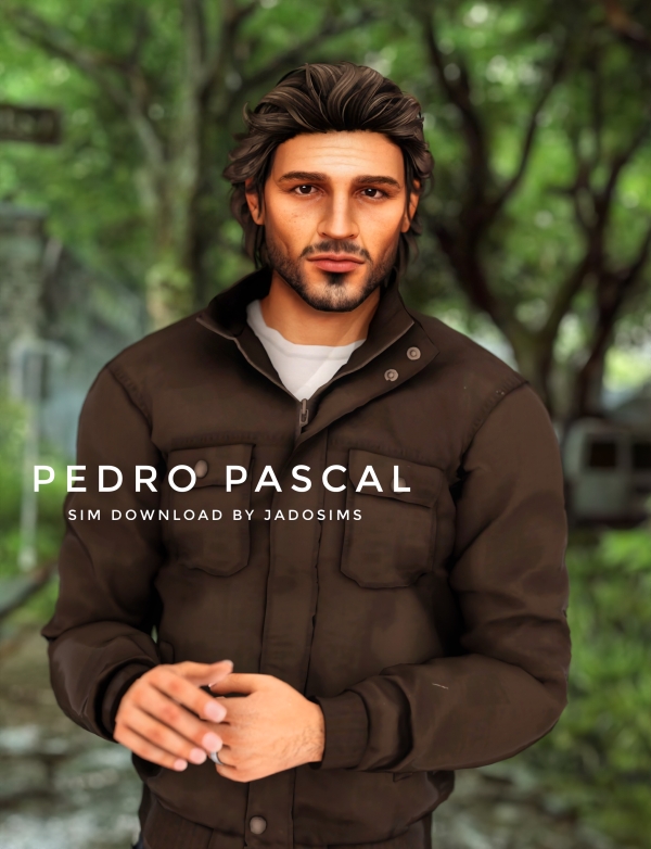 Alpha Pedro Pascal (Sim Download) by shopwithflynnn - The Sims 4 Custom Content