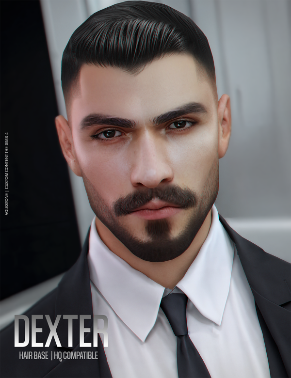 Alpha VOLKS HAIR BASE N02 [Brown] by volkstonesims - The Sims 4 Custom Content